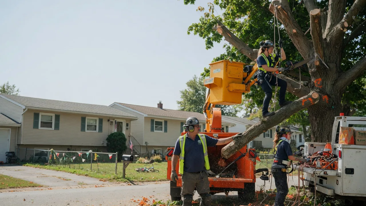 Tree Bucket Truck Service in Fishersville, VA